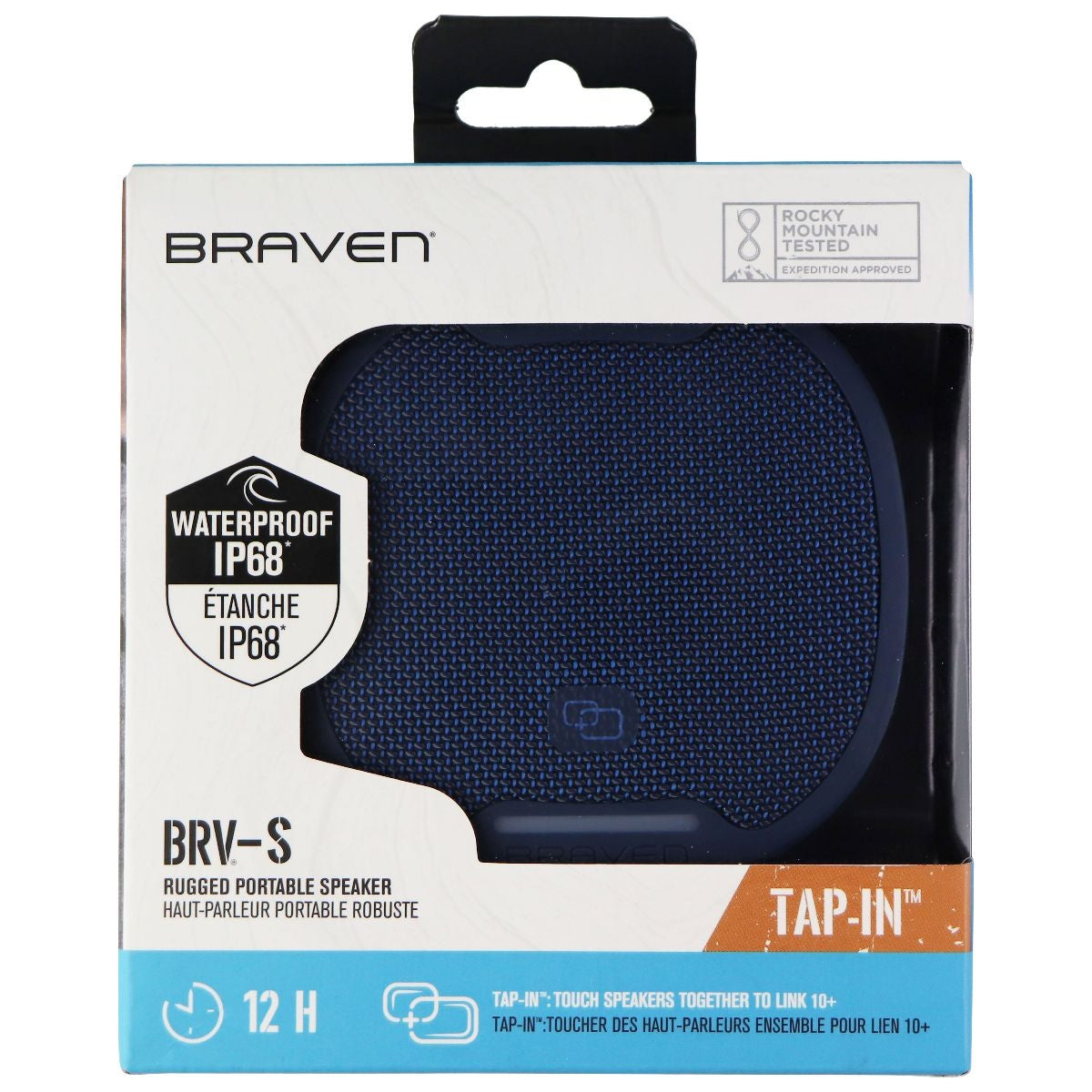 Braven BRV-S Series Rugged Portable Bluetooth Speaker Blue