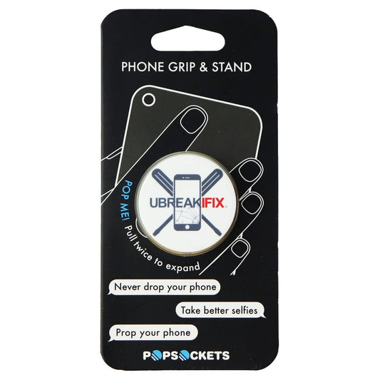 PopSockets Phone Grip with Expanding Kickstand - UBREAKIFIX Logo Cell Phone - Mounts & Holders PopSockets - Simple Cell Bulk Wholesale Pricing - USA Seller