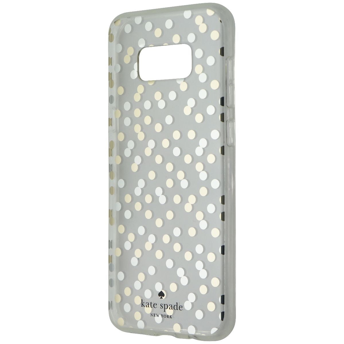 Kate Spade Hardshell Case for Galaxy S8 Plus - Confetti Dot Clear/Gold/Silver Cell Phone - Cases, Covers & Skins Kate Spade New York    - Simple Cell Bulk Wholesale Pricing - USA Seller