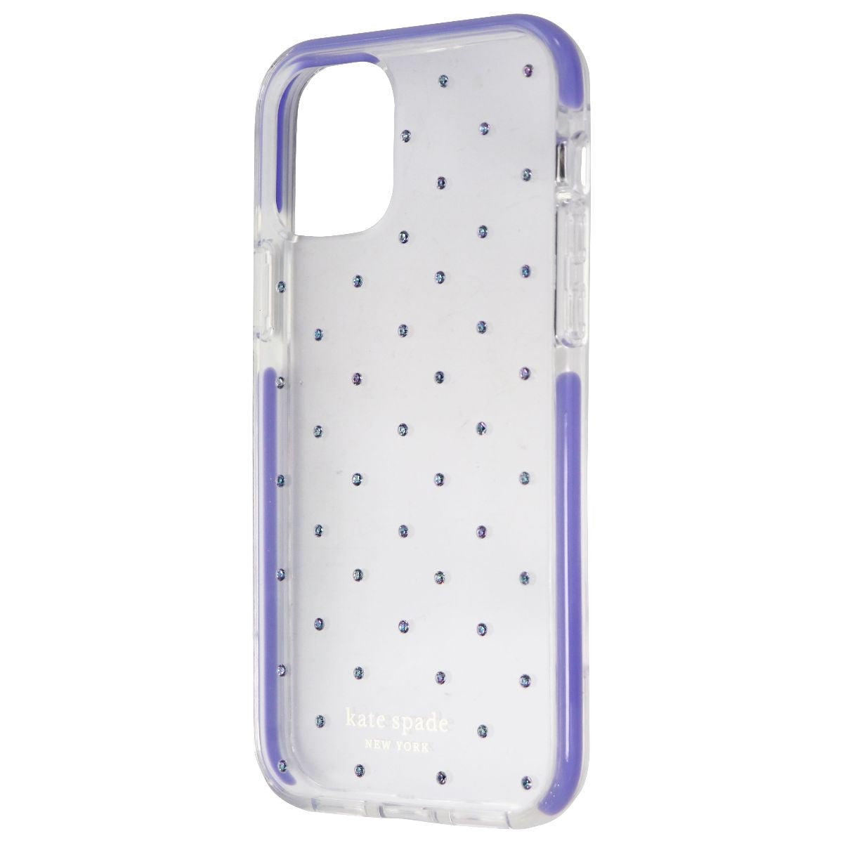 Kate Spade Defensive Hard Case for iPhone 12 Pro & iPhone 12 - Pin Dot Lilac Cell Phone - Cases, Covers & Skins Kate Spade    - Simple Cell Bulk Wholesale Pricing - USA Seller