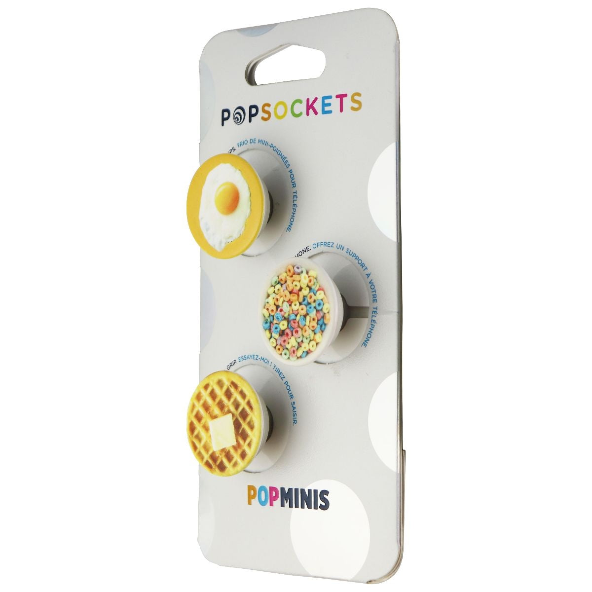 PopSockets PopMinis: Mini Grips for Phones & Tablets (3 Pack) - Breakfast Club Cell Phone - Mounts & Holders PopSockets    - Simple Cell Bulk Wholesale Pricing - USA Seller