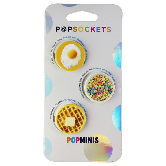 PopSockets PopMinis: Mini Grips for Phones & Tablets (3 Pack) - Breakfast Club Cell Phone - Mounts & Holders PopSockets - Simple Cell Bulk Wholesale Pricing - USA Seller