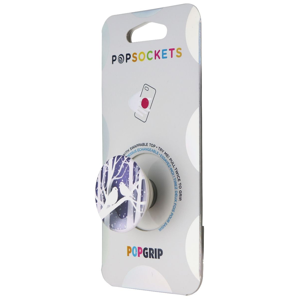 PopSockets: PopGrip Expanding Stand and Grip with Swappable Top - Paper Birds Cell Phone - Mounts & Holders PopSockets - Simple Cell Bulk Wholesale Pricing - USA Seller