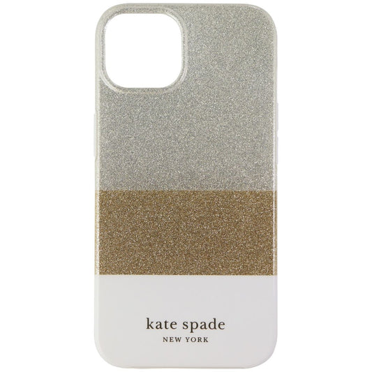 kate spade Protective Hardshell Case for iPhone 13 - Glitter Block White Cell Phone - Cases, Covers & Skins Kate Spade    - Simple Cell Bulk Wholesale Pricing - USA Seller