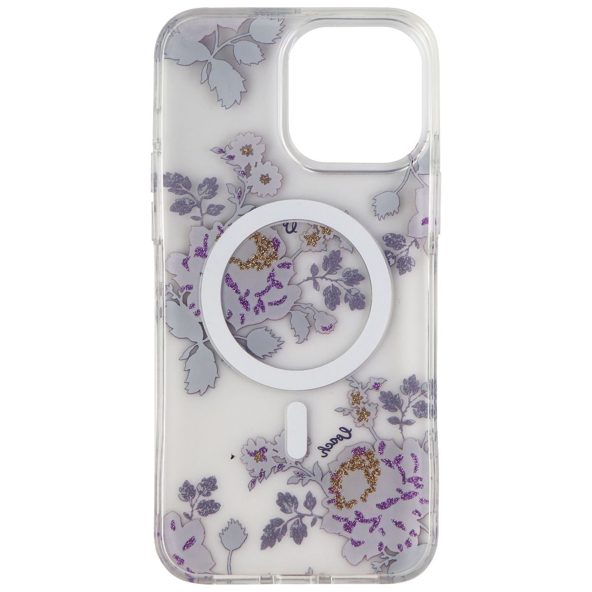 Coach Case for MagSafe for iPhone 13 Pro Max - Moody Floral Purple/Clear Cell Phone - Cases, Covers & Skins Coach - Simple Cell Bulk Wholesale Pricing - USA Seller