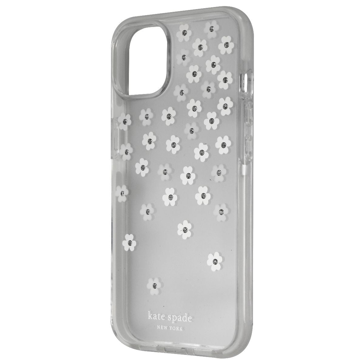 Kate Spade Hardshell Case for iPhone 13 / 14 - Iridescent Scatter Flowers Cell Phone - Cases, Covers & Skins Kate Spade - Simple Cell Bulk Wholesale Pricing - USA Seller