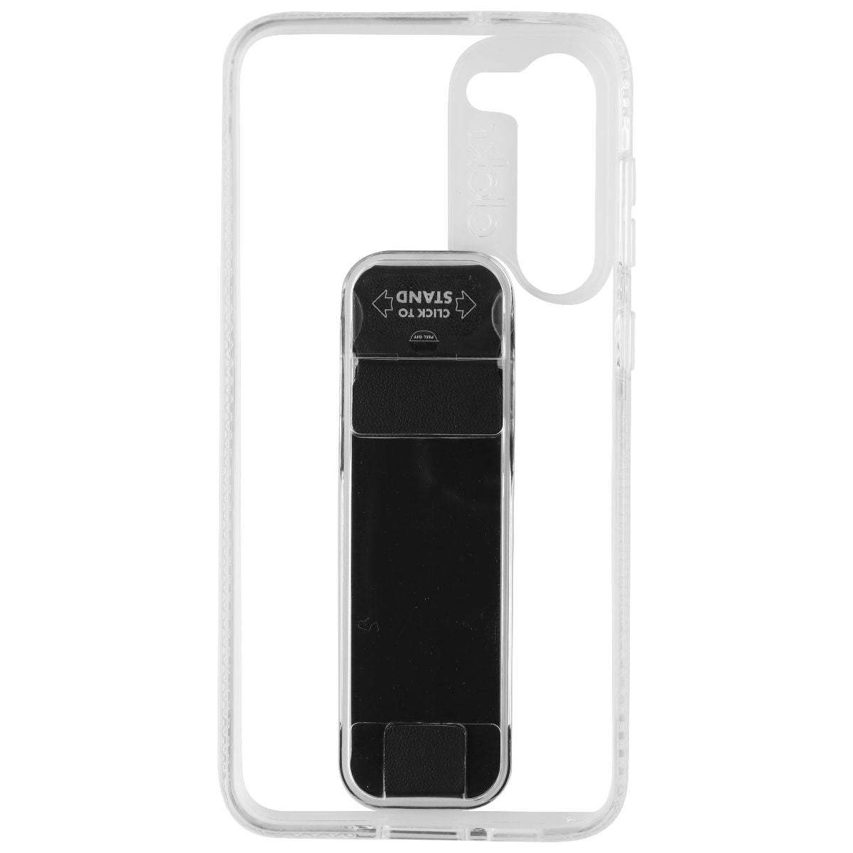 CLCKR Stand & Grip Series Case Samsung Galaxy S23 Plus - Clear/Black Cell Phone - Cases, Covers & Skins Clckr    - Simple Cell Bulk Wholesale Pricing - USA Seller