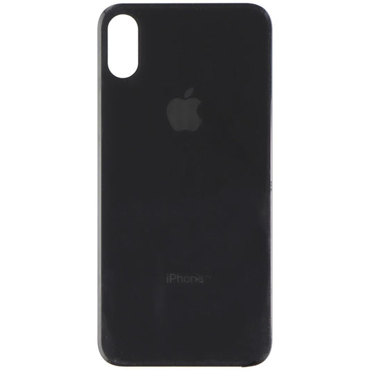 Repair Part - Back Glass Panel for Apple iPhone X - Black with Logo Cell Phone - Replacement Parts & Tools Unbranded    - Simple Cell Bulk Wholesale Pricing - USA Seller