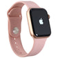 Apple Watch Series 6 (GPS Only) - 44mm Gold Aluminum / Pink Sport Band (A2292) Smart Watches Apple - Simple Cell Bulk Wholesale Pricing - USA Seller
