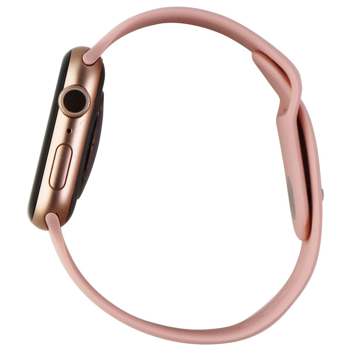 Apple Watch Series 6 (GPS Only) - 44mm Gold Aluminum / Pink Sport Band (A2292) Smart Watches Apple - Simple Cell Bulk Wholesale Pricing - USA Seller