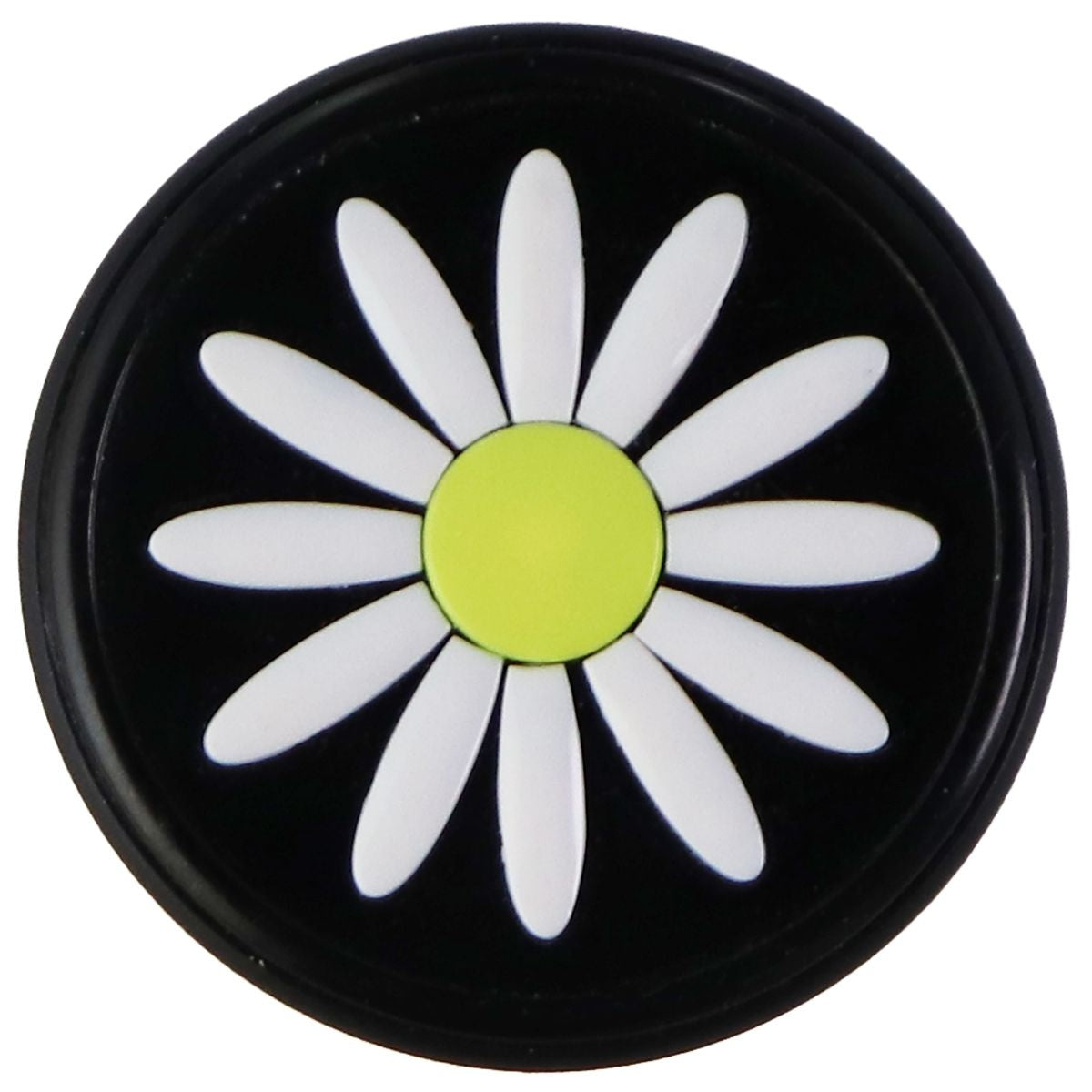 PopSockets PopGrip Swappable Top - Festival Daisy/Black (Top ONLY/No Base) Cell Phone - Mounts & Holders PopSockets - Simple Cell Bulk Wholesale Pricing - USA Seller
