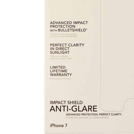 Tech21 Impact Shield with Anti-Glare Screen Protector for iPhone 7 - Clear Cell Phone - Screen Protectors Tech21    - Simple Cell Bulk Wholesale Pricing - USA Seller