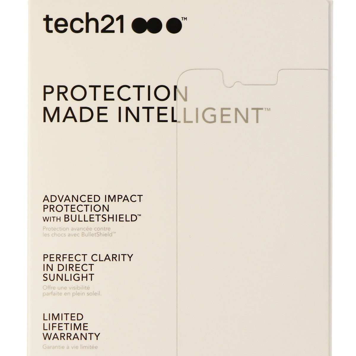 Tech21 Impact Shield with Anti-Glare Screen Protector for iPhone 7 - Clear Cell Phone - Screen Protectors Tech21    - Simple Cell Bulk Wholesale Pricing - USA Seller