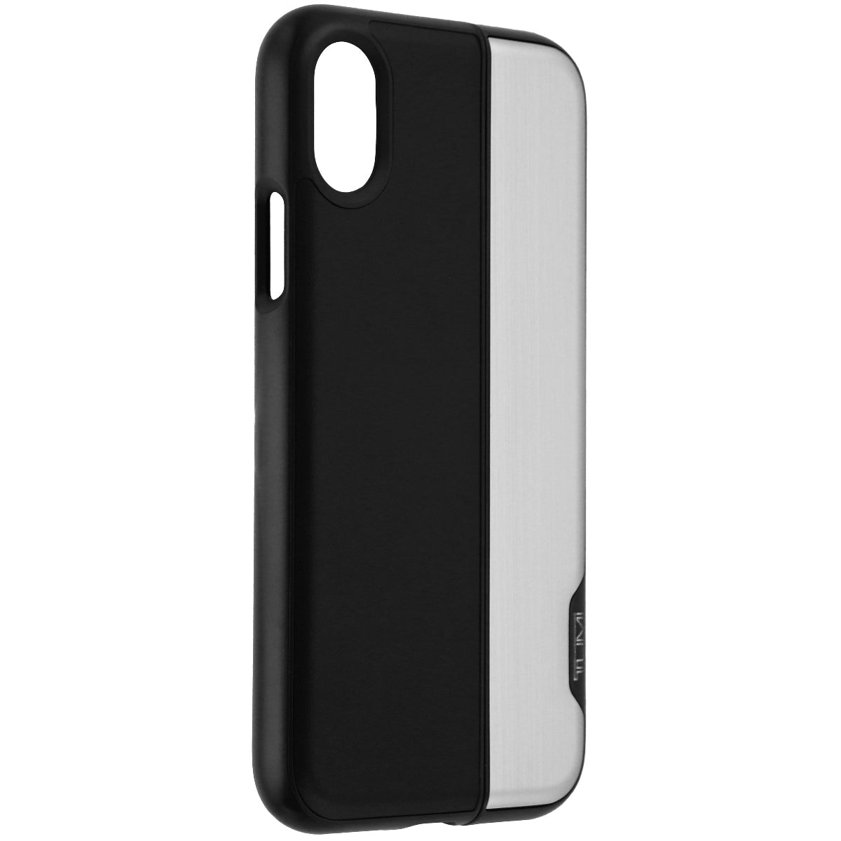 Tumi Vertical Slider Case Series Cover for Apple iPhone Xs/X - Black / Silver Cell Phone - Cases, Covers & Skins Tumi - Simple Cell Bulk Wholesale Pricing - USA Seller
