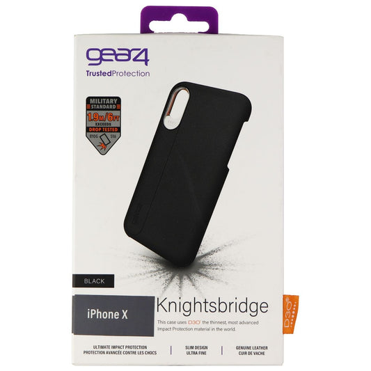 ZAGG Knightsbridge Series Case for Apple iPhone Xs/X Smartphones - Black