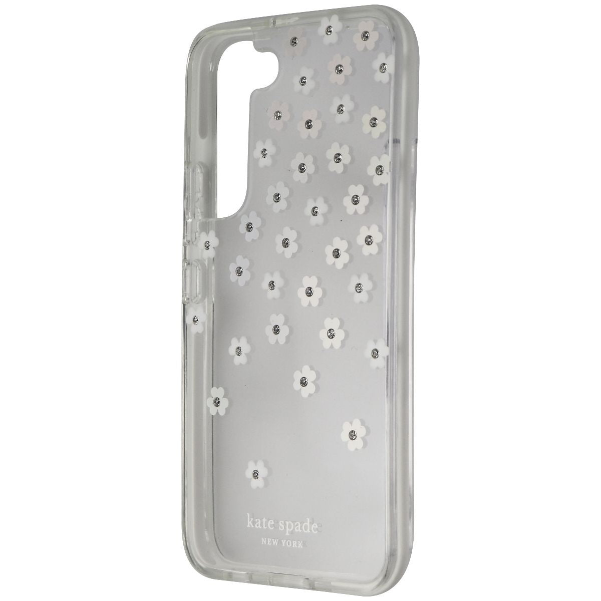 Kate Spade Defensive Hardshell Case for Galaxy S22 - Iridescent Scattered Flower Cell Phone - Cases, Covers & Skins Kate Spade - Simple Cell Bulk Wholesale Pricing - USA Seller