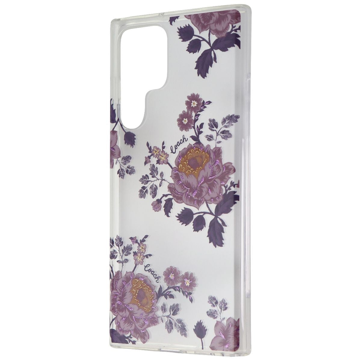 Coach Protective Hardshell Case for Samsung Galaxy S22 Ultra - Moody Floral Cell Phone - Cases, Covers & Skins Coach - Simple Cell Bulk Wholesale Pricing - USA Seller