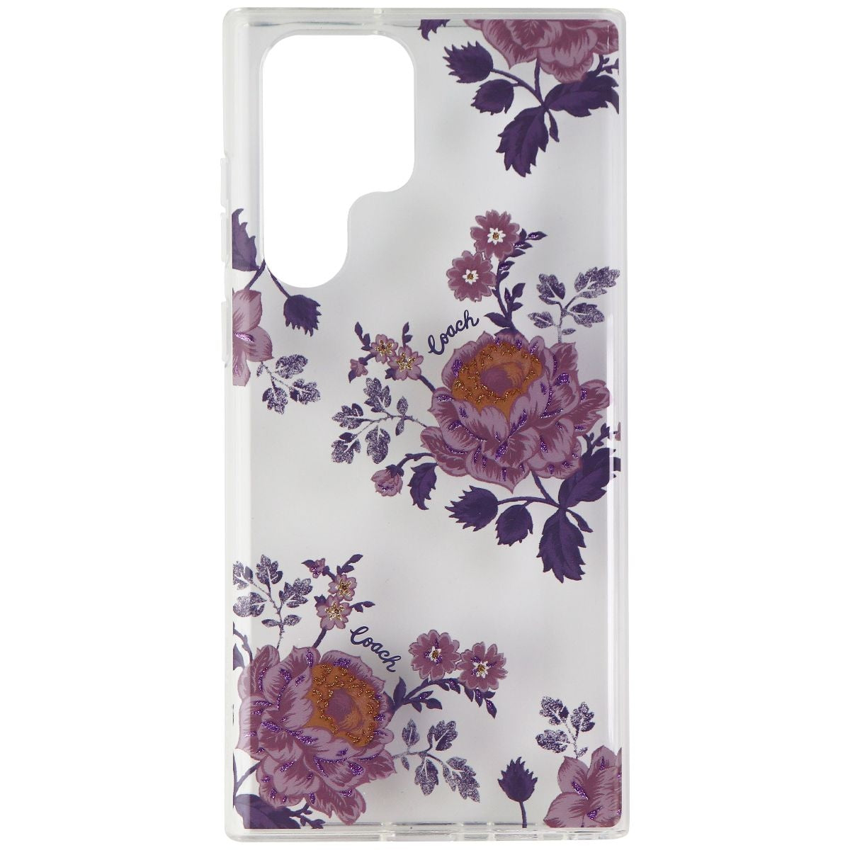 Coach Protective Hardshell Case for Samsung Galaxy S22 Ultra - Moody Floral Cell Phone - Cases, Covers & Skins Coach - Simple Cell Bulk Wholesale Pricing - USA Seller