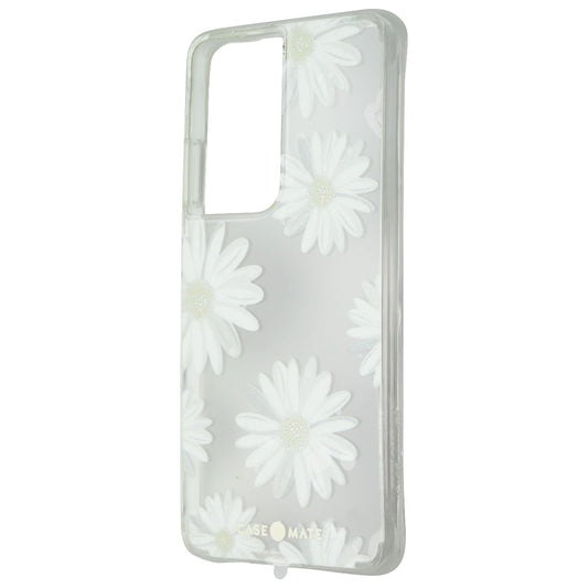 Case-Mate Prints Series Case for Samsung Galaxy S21 Ultra 5G - Glitter Daisies Cell Phone - Cases, Covers & Skins Case-Mate    - Simple Cell Bulk Wholesale Pricing - USA Seller