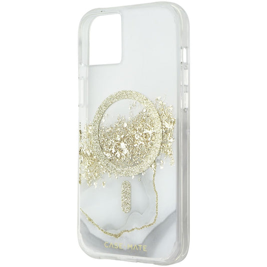 Case-Mate Karat Marble Case for MagSafe for iPhone 14 Plus - Clear/Gold/White Cell Phone - Cases, Covers & Skins Case-Mate    - Simple Cell Bulk Wholesale Pricing - USA Seller