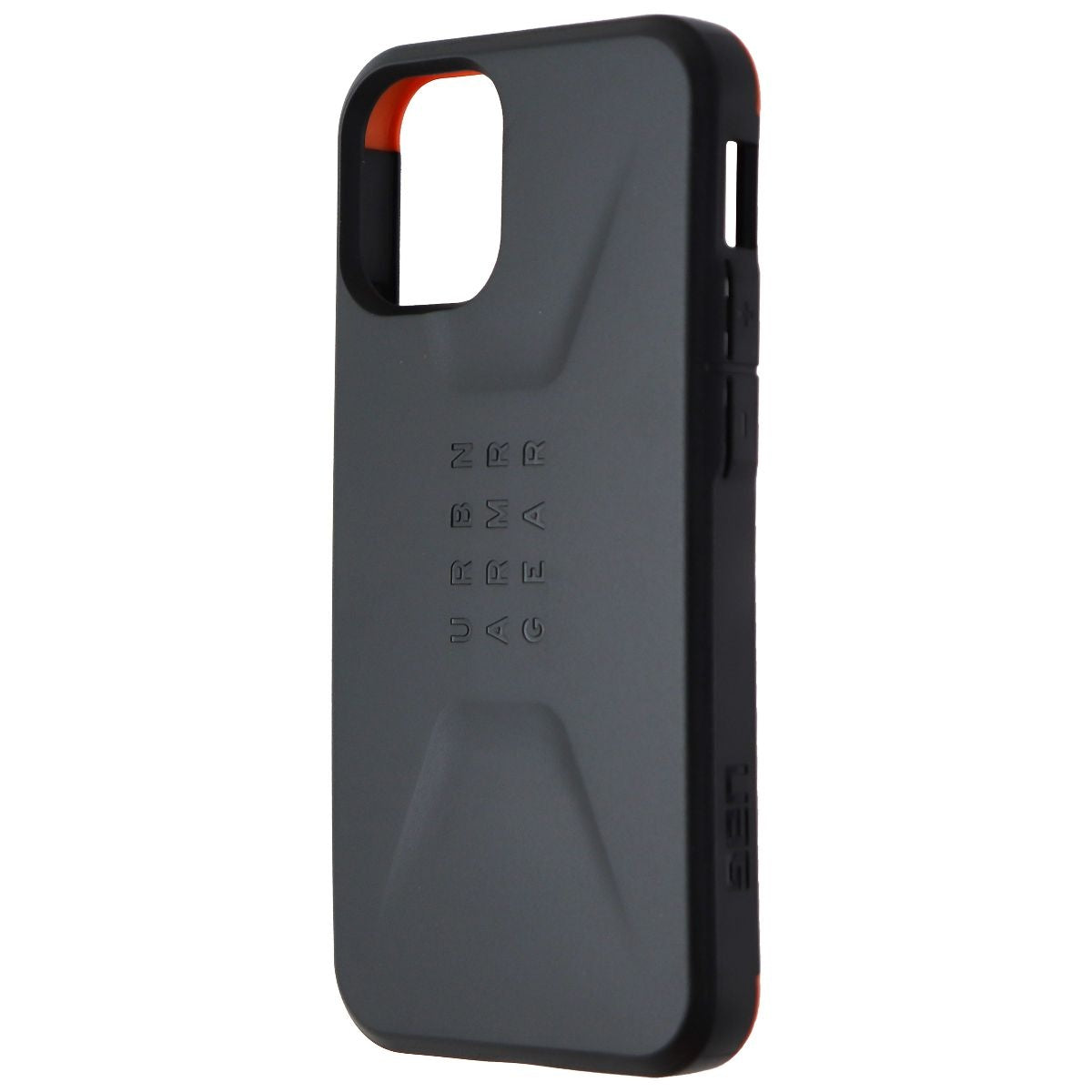 UAG Civilian Series Case for iPhone 12 Mini - Black/Orange Cell Phone - Cases, Covers & Skins Urban Armor Gear - Simple Cell Bulk Wholesale Pricing - USA Seller