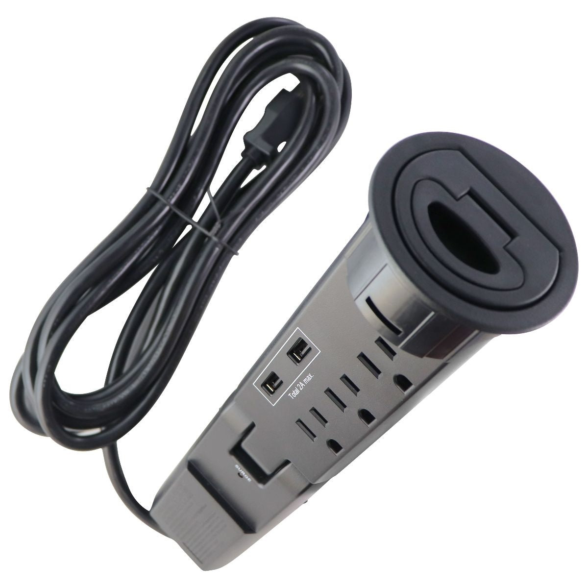 Balt Pop-Up Grommet Power Outlet (4 Outlets + USB) for 2.36-in/60mm Hole Computer Parts - Power Supplies Balt - Simple Cell Bulk Wholesale Pricing - USA Seller