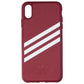 Adidas 3-Stripes Snap Case for Apple iPhone Xs Max - Burgundy Cell Phone - Cases, Covers & Skins Adidas - Simple Cell Bulk Wholesale Pricing - USA Seller