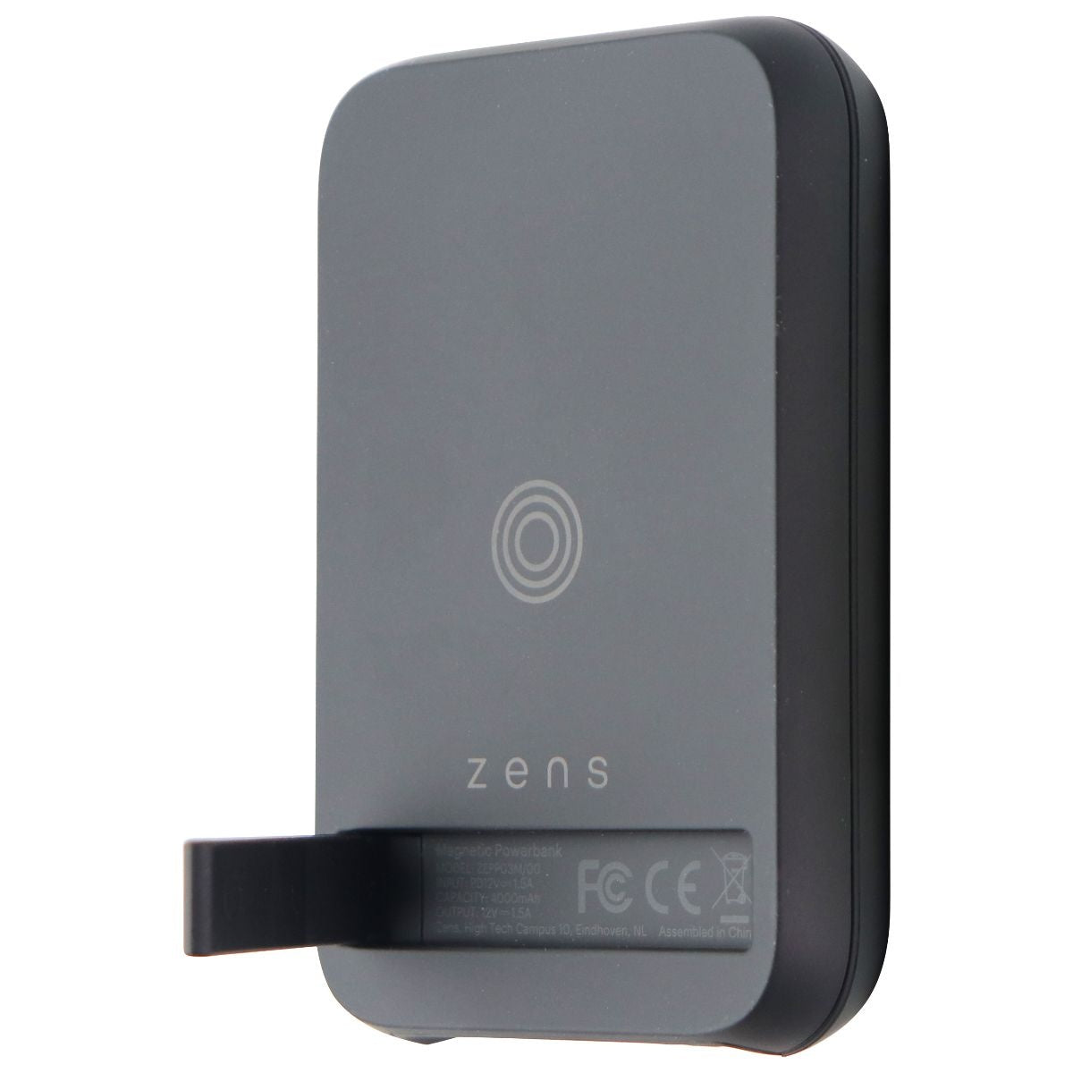 Zens Essential (12V/1.5A) Magnetic Dual Powerpack with MagSafe (4000mAh) - Black Cell Phone - Chargers & Cradles ZENS - Simple Cell Bulk Wholesale Pricing - USA Seller