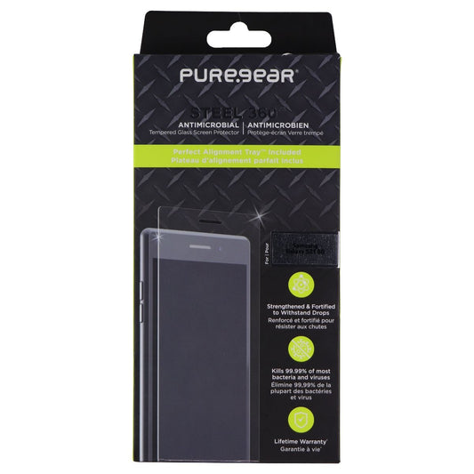 PureGear Steel 360 Series Tempered Glass for Samsung Galaxy S21 5G - Clear Cell Phone - Screen Protectors PureGear    - Simple Cell Bulk Wholesale Pricing - USA Seller