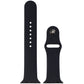 Silicone Watch Band for Apple Watch 42/44/45mm Cases - Black - Large Smart Watch Accessories - Watch Bands Unbranded - Simple Cell Bulk Wholesale Pricing - USA Seller