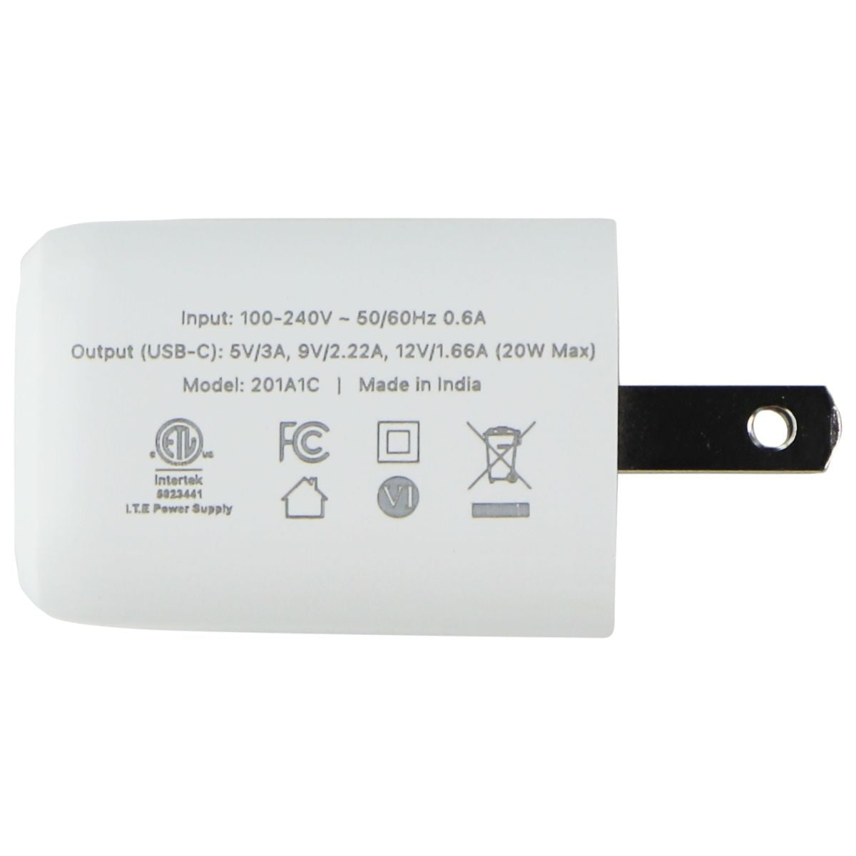 S. Simple Travel Kit with Lightning to USB-C Cable, Car & Wall Charger - White Cell Phone - Chargers & Cradles S. Simple - Simple Cell Bulk Wholesale Pricing - USA Seller