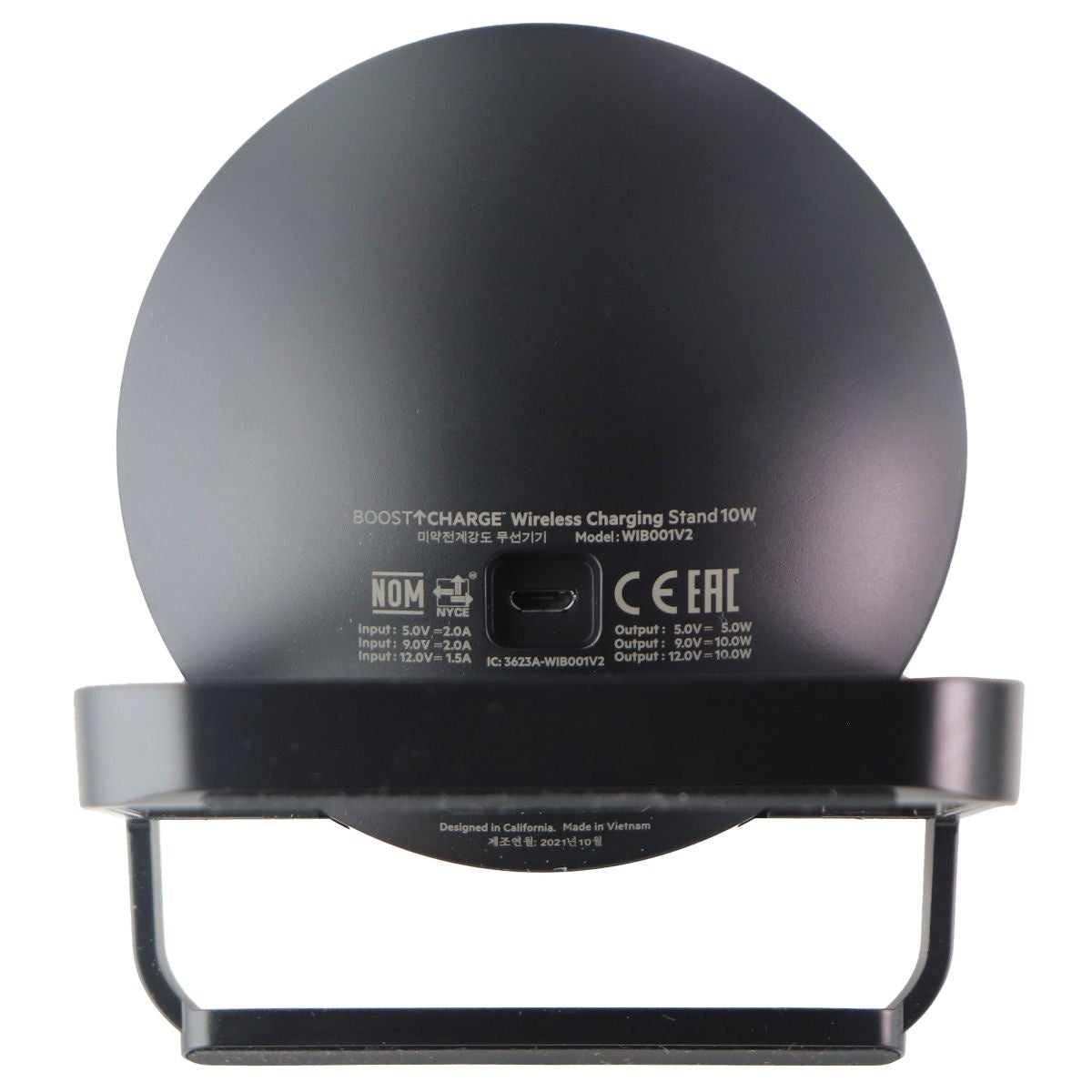 Belkin BoostCharge 10W Fast Wireless Charging Stand with QC 3.0 Charger - Black Cell Phone - Chargers & Cradles Belkin - Simple Cell Bulk Wholesale Pricing - USA Seller