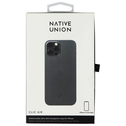 Native Union Clic Air Series Case for iPhone 12 Pro Max - Smoke Cell Phone - Cases, Covers & Skins Native Union    - Simple Cell Bulk Wholesale Pricing - USA Seller