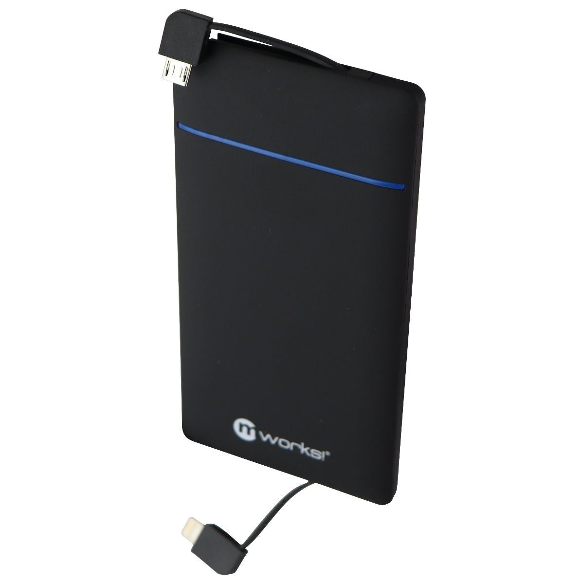 mPOWER! 5000mAh Power Pack with Micro-USB & Lightning 8-Pin Cable- Black Cell Phone - Chargers & Cradles mWorks! - Simple Cell Bulk Wholesale Pricing - USA Seller