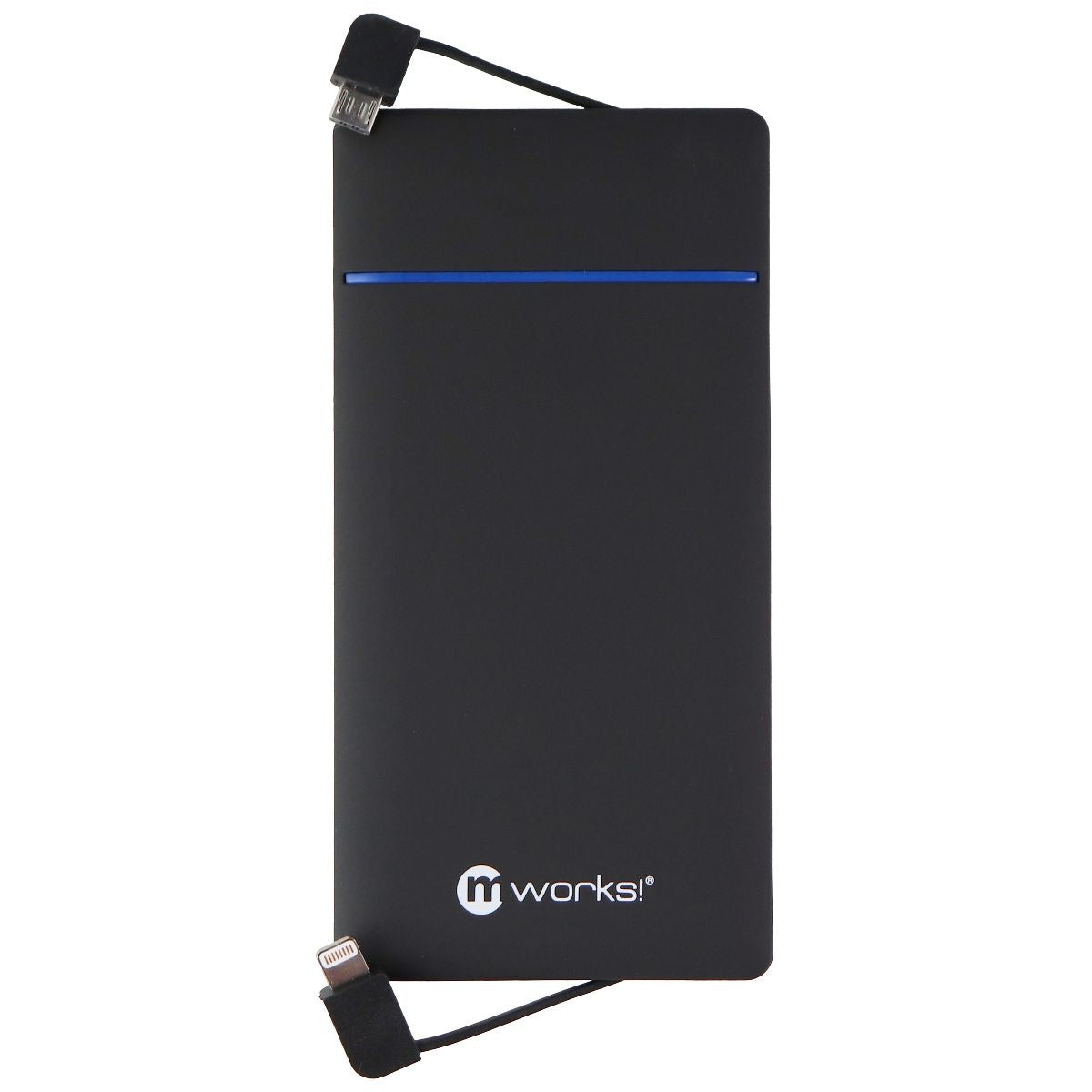mPOWER! 5000mAh Power Pack with Micro-USB & Lightning 8-Pin Cable- Black Cell Phone - Chargers & Cradles mWorks!    - Simple Cell Bulk Wholesale Pricing - USA Seller