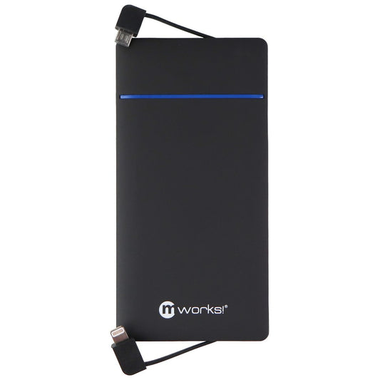 mPOWER! 5000mAh Power Pack with Micro-USB & Lightning 8-Pin Cable- Black Cell Phone - Chargers & Cradles mWorks!    - Simple Cell Bulk Wholesale Pricing - USA Seller