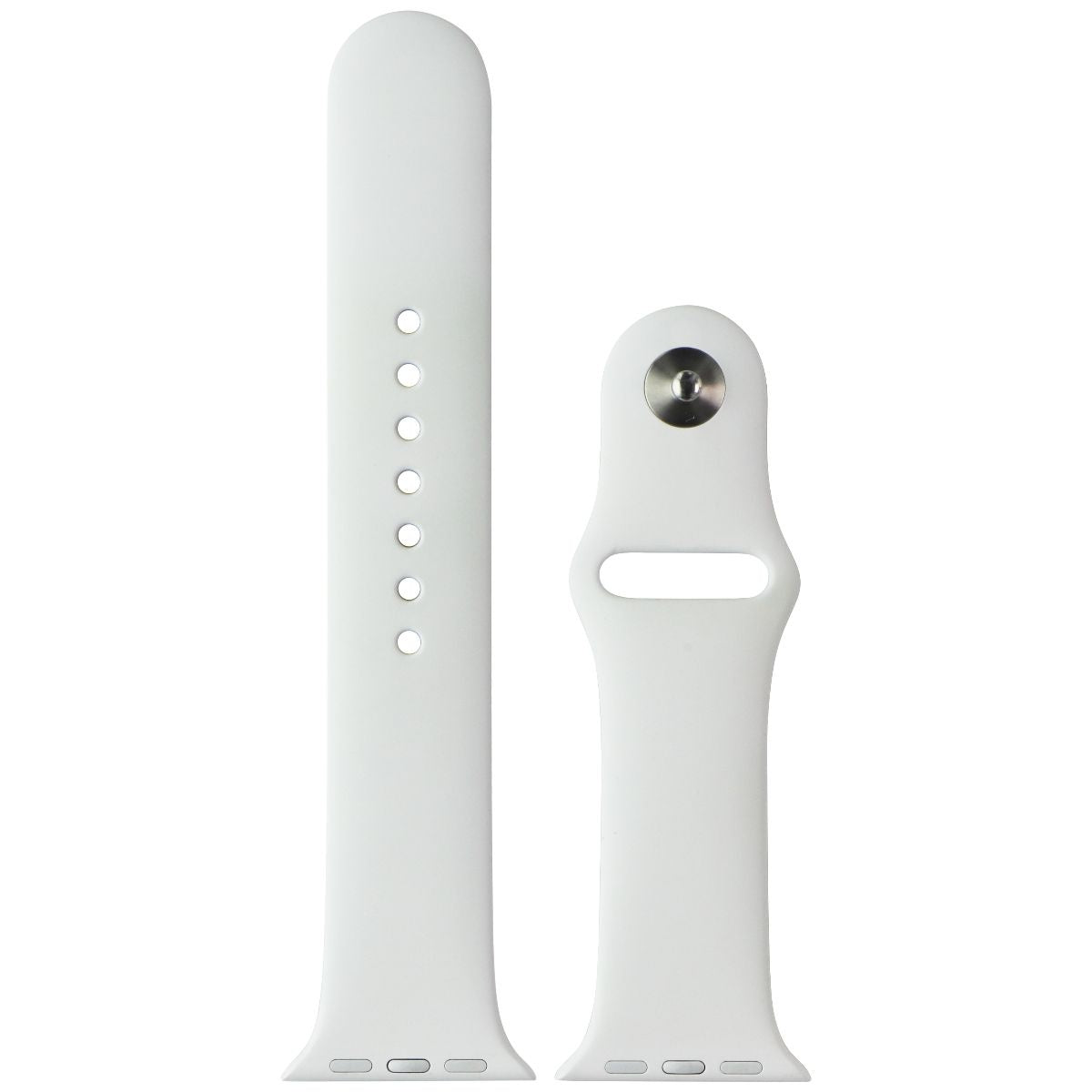 Apple (38mm) Sport Band for Apple Watch All Series 38/40/41mm - Soft White M/L Smart Watch Accessories - Watch Bands Apple    - Simple Cell Bulk Wholesale Pricing - USA Seller