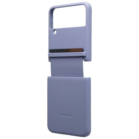 Samsung Flap Leather Cover Luxury Case for Galaxy Z Flip4 - Serene Purple Cell Phone - Cases, Covers & Skins Samsung    - Simple Cell Bulk Wholesale Pricing - USA Seller