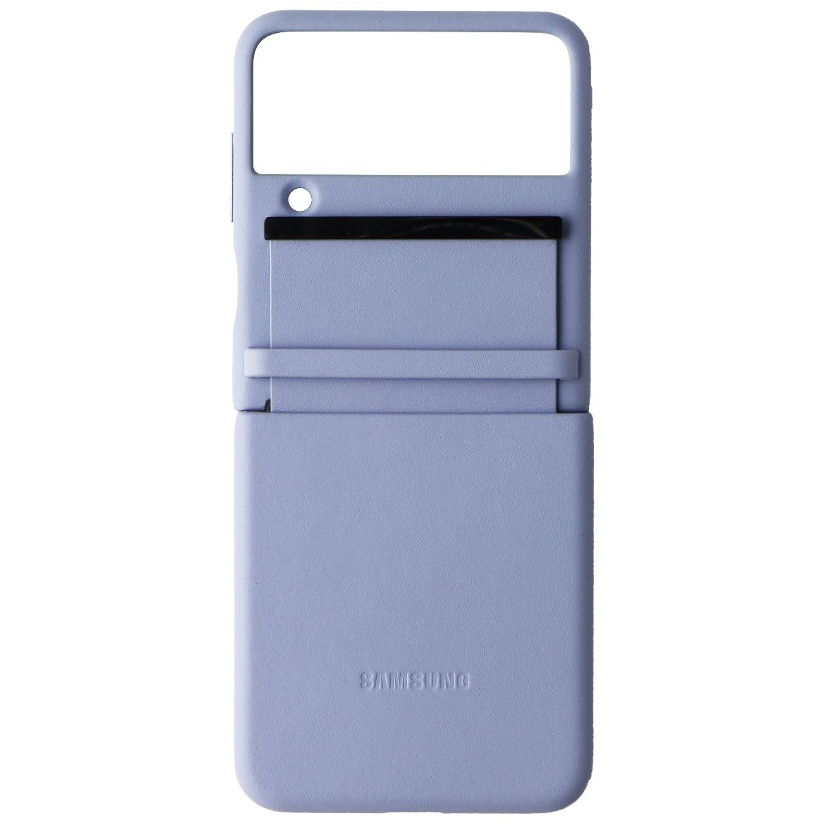 Samsung Flap Leather Cover Luxury Case for Galaxy Z Flip4 - Serene Purple Cell Phone - Cases, Covers & Skins Samsung - Simple Cell Bulk Wholesale Pricing - USA Seller
