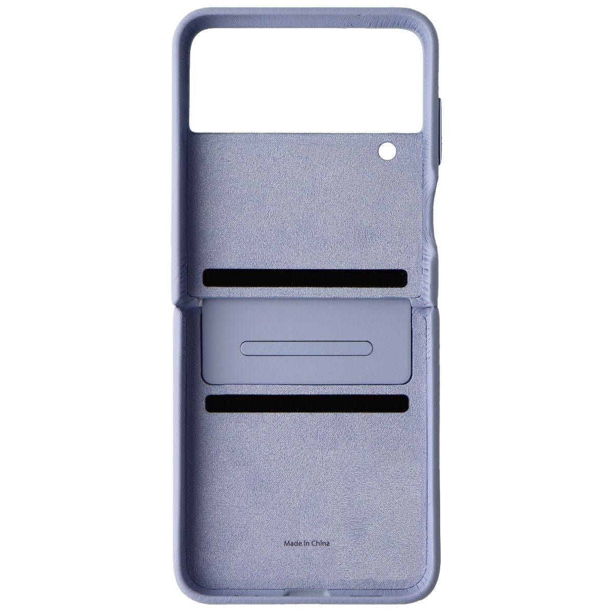 Samsung Flap Leather Cover Luxury Case for Galaxy Z Flip4 - Serene Purple Cell Phone - Cases, Covers & Skins Samsung - Simple Cell Bulk Wholesale Pricing - USA Seller