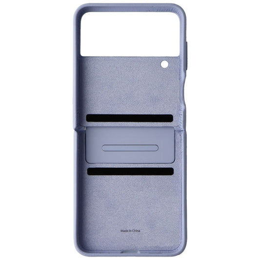 Samsung Flap Leather Cover Luxury Case for Galaxy Z Flip4 - Serene Purple Cell Phone - Cases, Covers & Skins Samsung    - Simple Cell Bulk Wholesale Pricing - USA Seller
