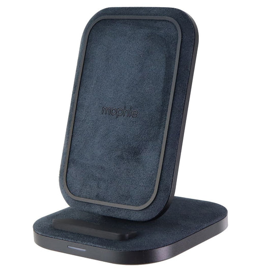 Mophie 15-Watt Wireless Charging Stand for Qi Enabled Devices - Blue/Black Cell Phone - Chargers & Cradles Mophie - Simple Cell Bulk Wholesale Pricing - USA Seller