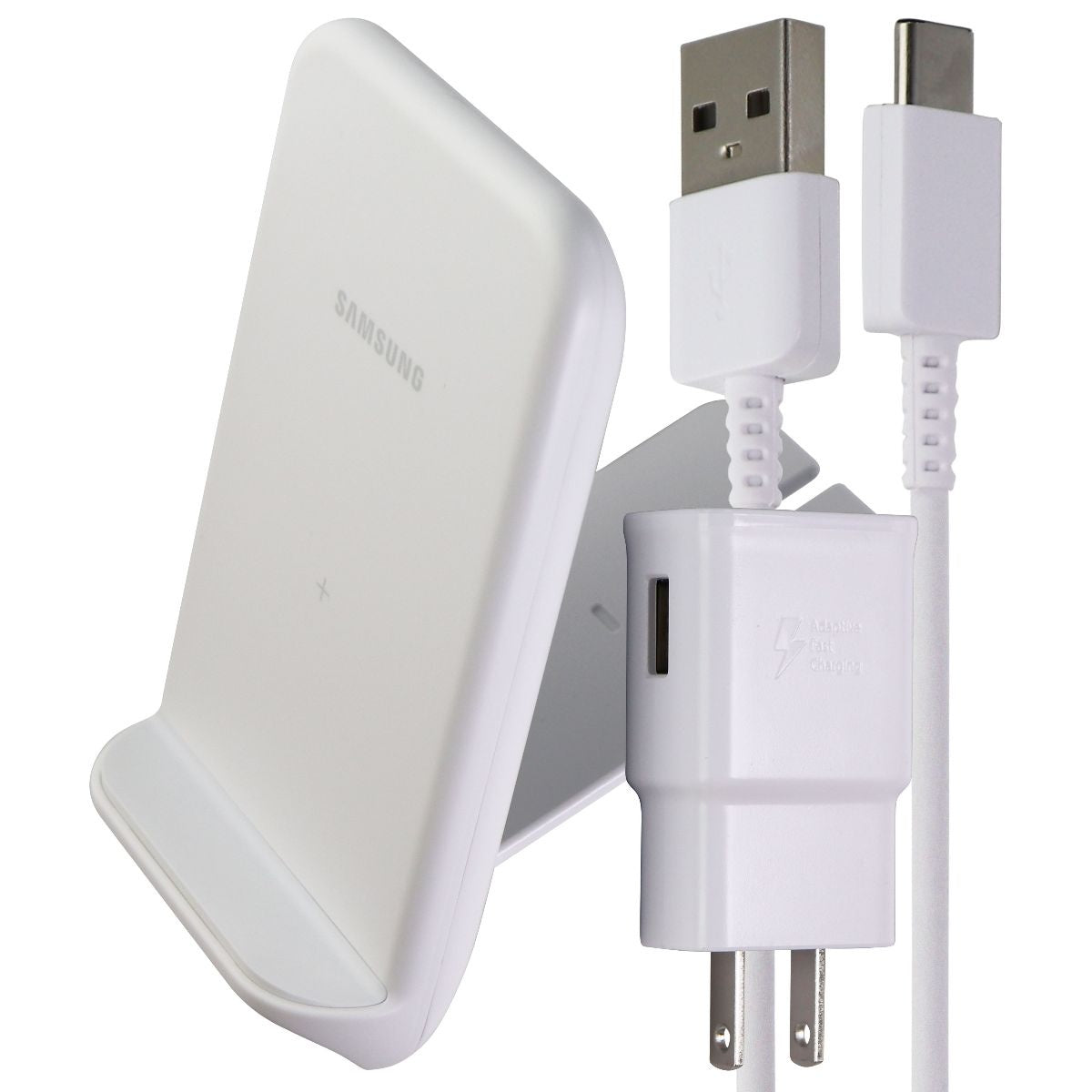 Samsung Wireless Charger Convertible Qi (Pad/Stand) - White (EP-N3300TWEGUS) Cell Phone - Chargers & Cradles Samsung Electronics - Simple Cell Bulk Wholesale Pricing - USA Seller