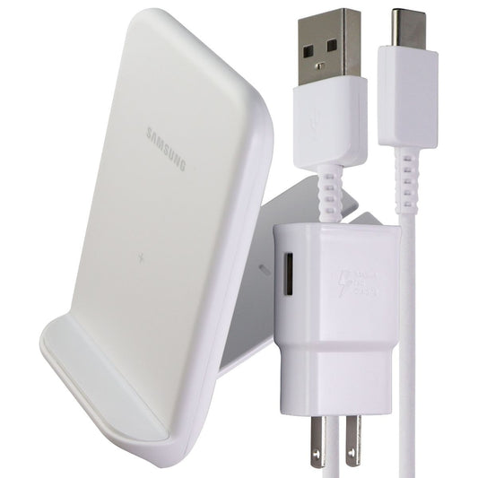 Samsung Wireless Charger Convertible Qi (Pad/Stand) - White (EP-N3300TWEGUS) Cell Phone - Chargers & Cradles Samsung Electronics - Simple Cell Bulk Wholesale Pricing - USA Seller