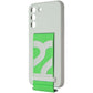 Samsung Silicone Cover with Strap for Samsung Galaxy S22+ (Plus) - White / Green Cell Phone - Cases, Covers & Skins Samsung - Simple Cell Bulk Wholesale Pricing - USA Seller