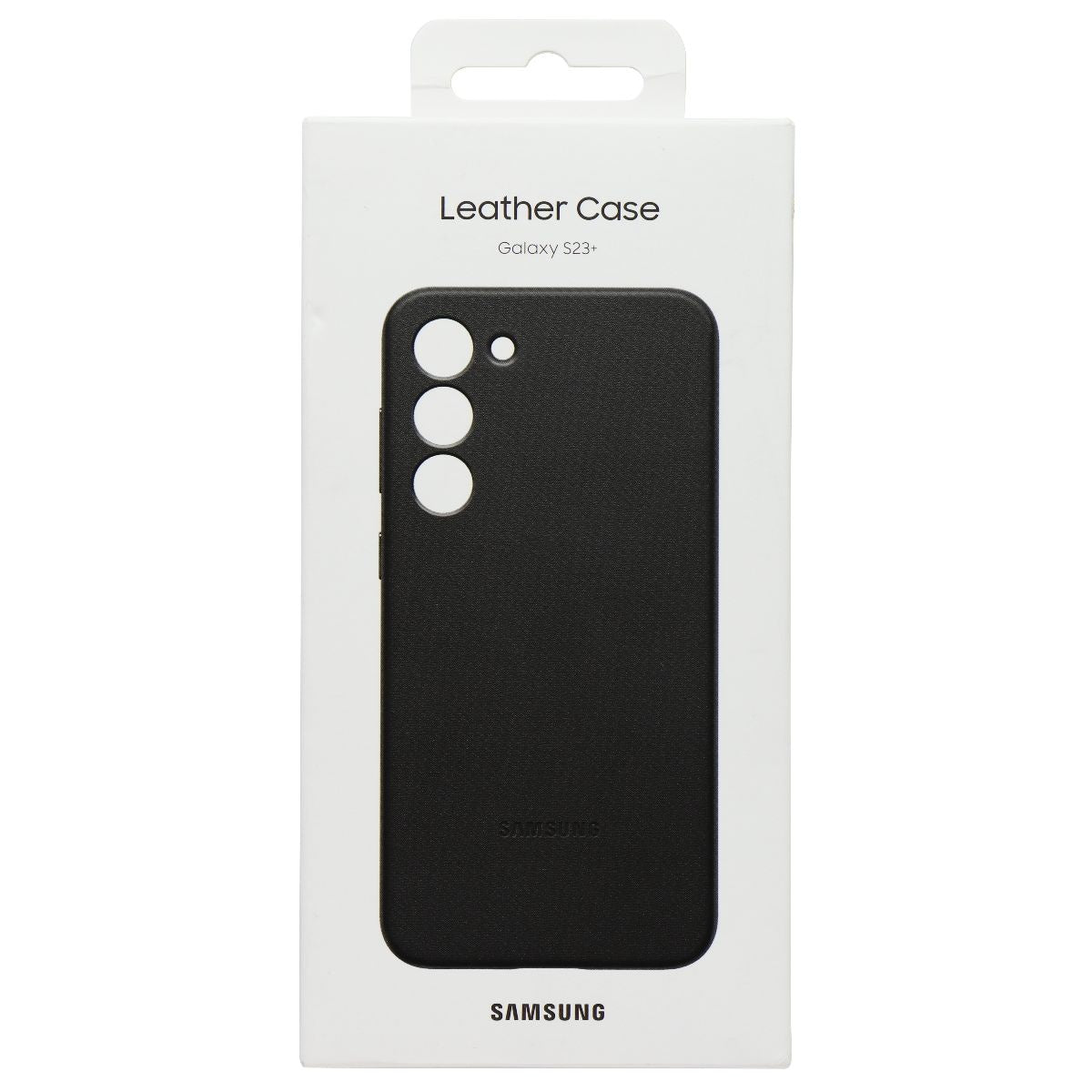 Samsung Leather Case for Samsung Galaxy (S23+) - Black (EF-VS916LBE) Cell Phone - Cases, Covers & Skins Samsung - Simple Cell Bulk Wholesale Pricing - USA Seller