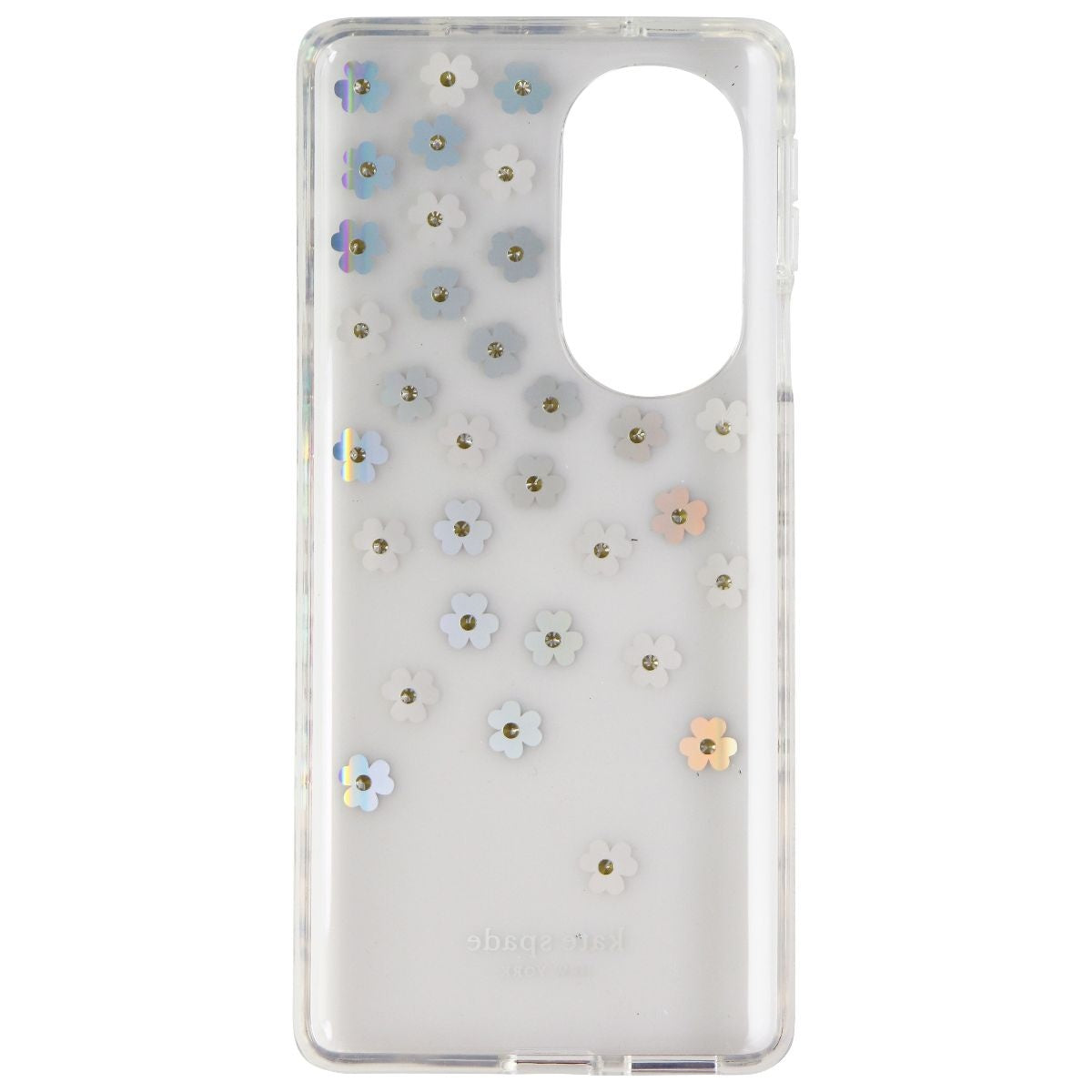 Kate Spade Case for Motorola Edge+ 5G UW (2022) - Iridescent Scattered Flowers Cell Phone - Cases, Covers & Skins Kate Spade    - Simple Cell Bulk Wholesale Pricing - USA Seller