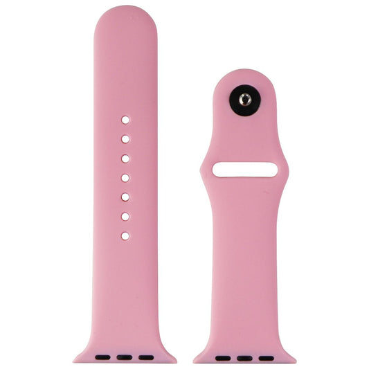 Silicone Watch Band for Apple Watch 42/44/45mm Cases - Pink - Small Smart Watch Accessories - Watch Bands Unbranded    - Simple Cell Bulk Wholesale Pricing - USA Seller