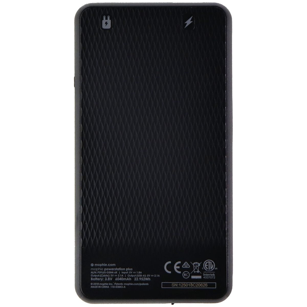 Mophie PowerStation Plus 6040mAh Charger with Built-in Switch-Tip Cable - Blue Cell Phone - Chargers & Cradles Mophie    - Simple Cell Bulk Wholesale Pricing - USA Seller