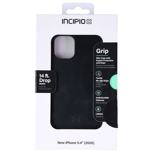 Incipio Grip Protective Case for Apple iPhone 12 Mini - Black Cell Phone - Cases, Covers & Skins Incipio    - Simple Cell Bulk Wholesale Pricing - USA Seller